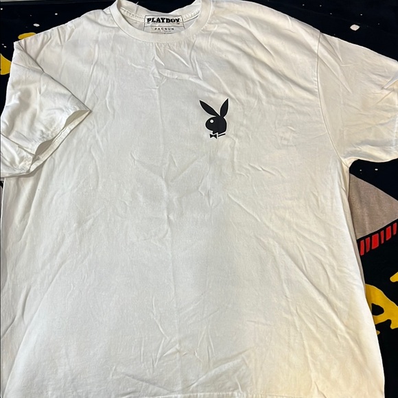 PLAYBOY Other - PLAYBOY White Short Sleeve Tee with Signature Bunny